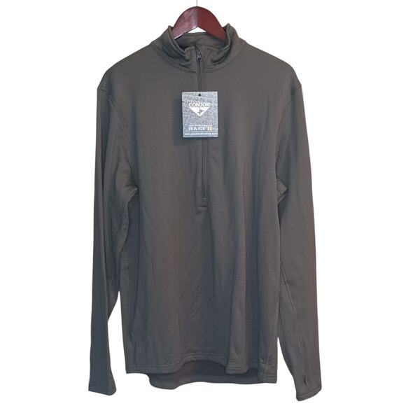 NWT - Men's Condor Base II Zip Pullover Olive Drab Size XL - Picture 1 of 5